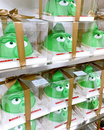 The Grinch Chocolate Piñata Cake 2023